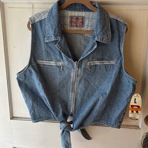 Revolt Denim Jacket with Plaid Lining